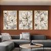 Flower Wall Art Canvas Painting Grey Floral Posters for Nordic Bathroom Living Room Home Wall Decor Pictures Farmhouse