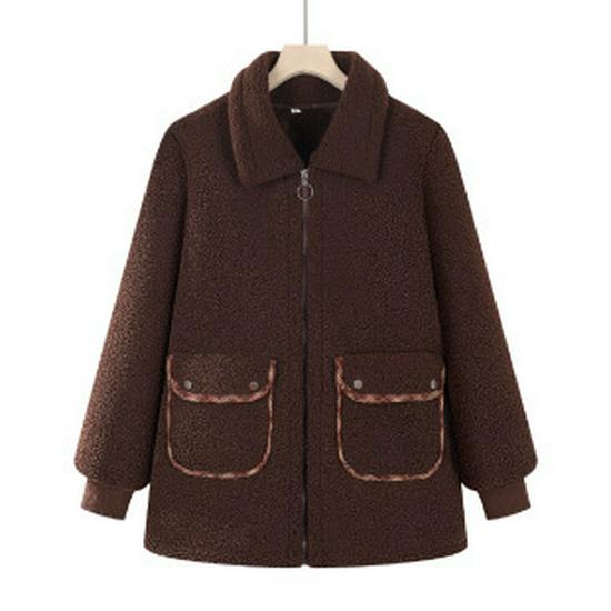 

Smooth Elegance: Live Broadcast Style Wool Coat XL