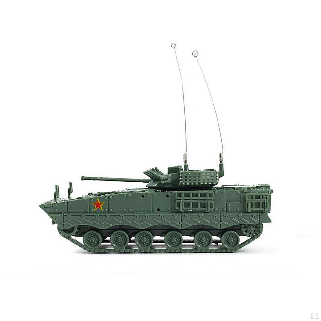 1/72 4D Tank Model Chariot Crafts Education Toy, Miniature Tracked Crawler for Adults