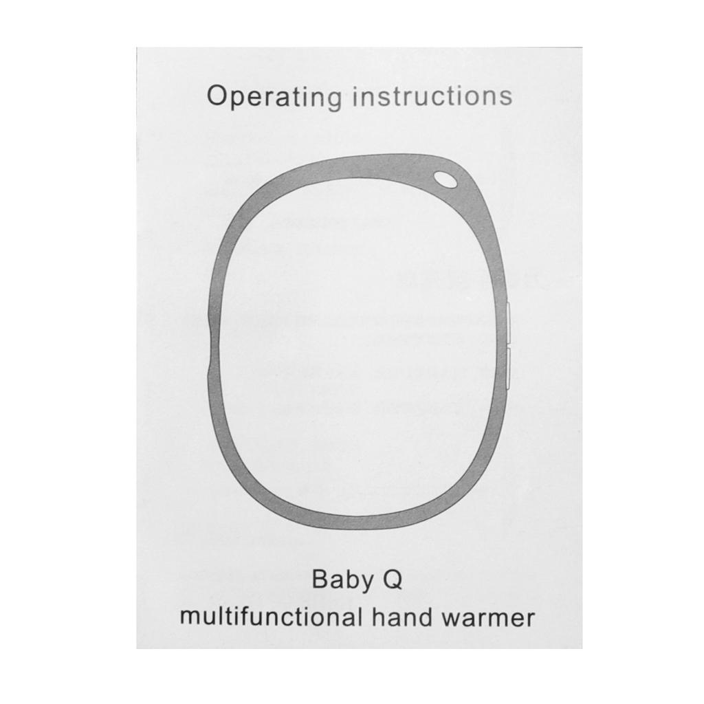 Re Able Hand Warmer Men Women Portable Electric Hand Warmer Power Bank with LED Light Gift
