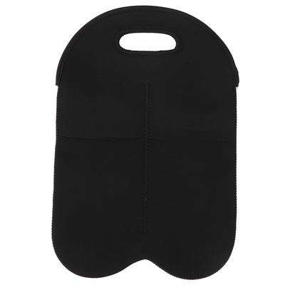 2 Flaschen Handheld Neopren Weinflaschentasche Schutz Isoliert Weinflaschenhülle Träger