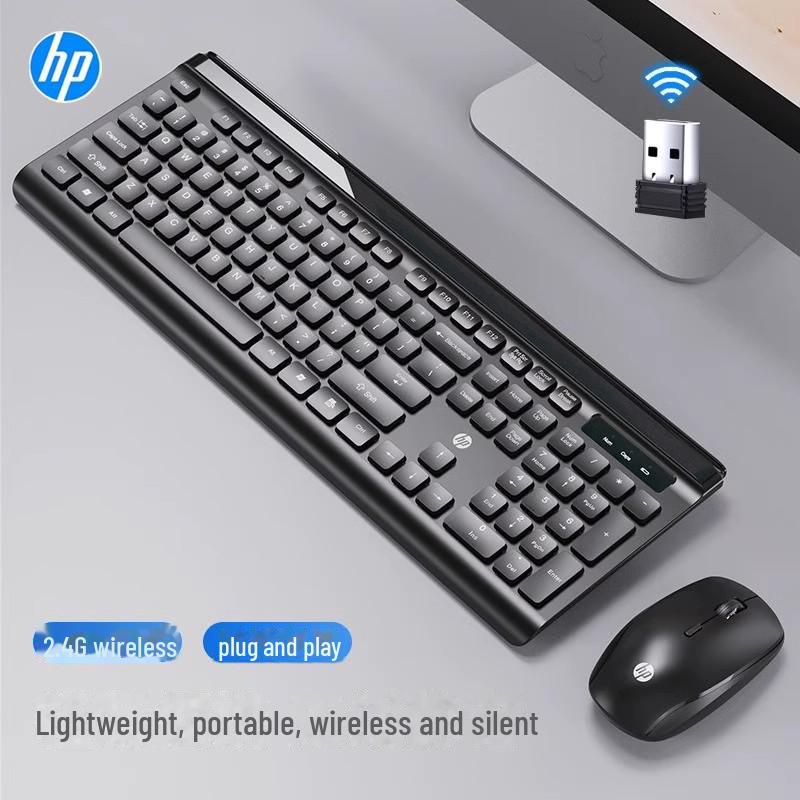 AOC KM210 Silent Waterproof Wireless Mouse & Keyboard Set – Power-Saving for Home & Gaming.