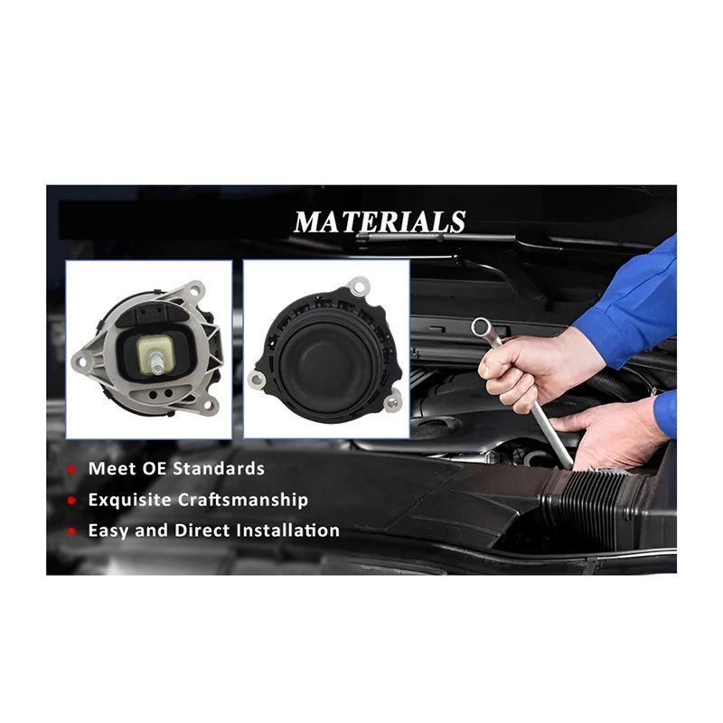 22116856183 & 22116856184 Left & Right Engine Motor Mount For BMW 228I 230I 320I 328D 328I M3 2.0L 3.0L 2012-