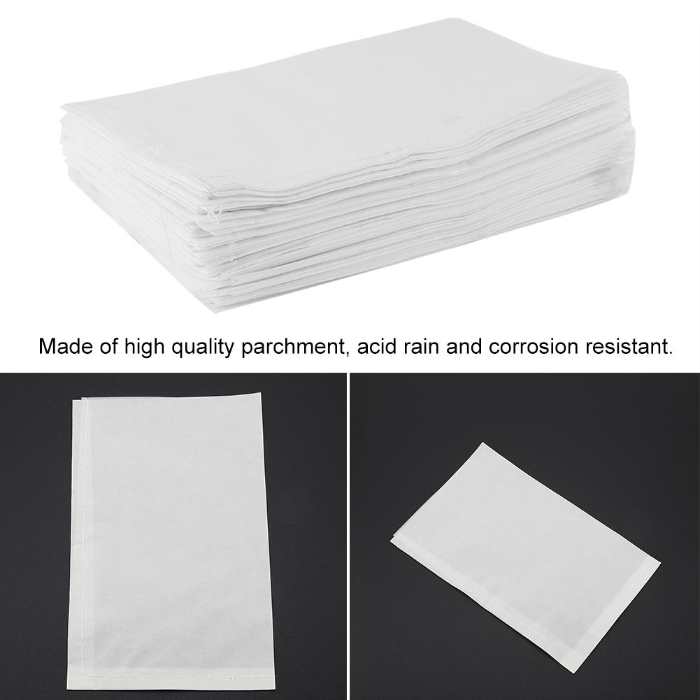 Compact Rain Garden Pollination Parchment Bags with Brthable Structure Soaking Seed Bag for Plant, Hybridization Bag for Flower