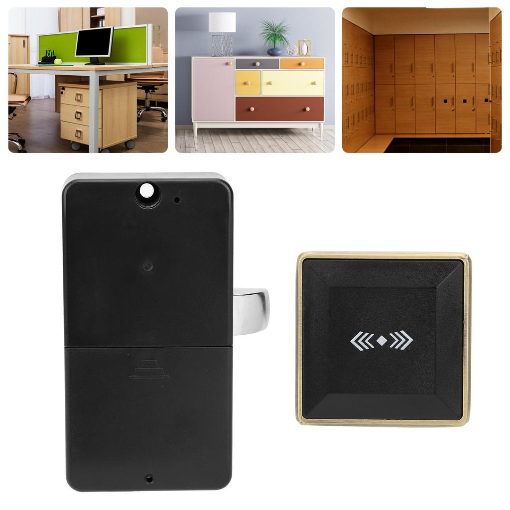 Intelligentes elektronisches Schloss ID-Karten-Tag Induktions-Sicherheitsschloss für Sauna Badezimmer Schränke Aktenschrank