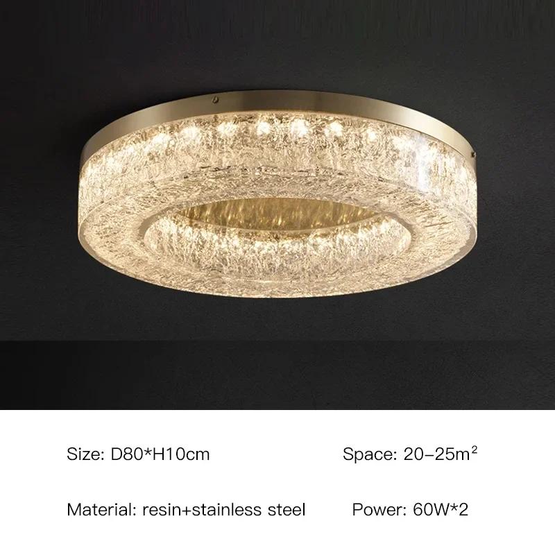Nordic luxury ceiling light modern crystal LED pendant light hotel dining room living room home decoration lighting fixtures