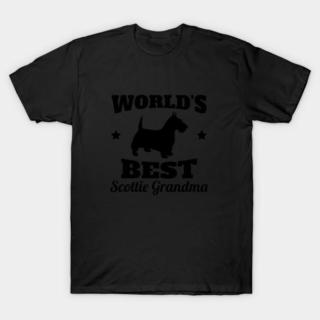 

Чоловіча чорна футболка з принтом Super Large TShirt worlds-best-scottie-grandma Бавовняна футболка з безвирізним паперовим принтом 5XL чорний