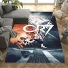 Powerful Football Legend Cr7 Area Rug Perfect for Entryway Kitchen Game Room Balcony Antislip Carpet Anime Office Decor