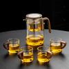 Clear Tea Separation Filtration Pot One Click Magnetic Switch Kung Fu Tea Pot  Tea Room