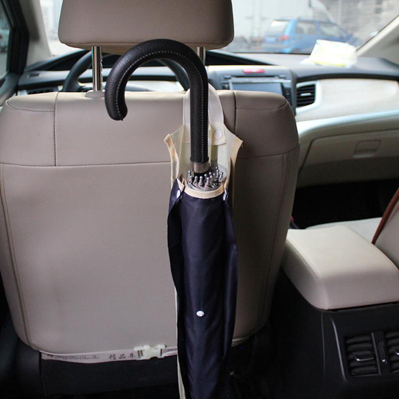 Sac de rangement pour parapluie suspendu de voiture, housse pliable en plastique étanche de 75 cm, sacs de rangement portables pour la maison et le bureau pour parapluies longs