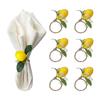 Simulation Lemon Napkin Ring Napkin Ring Holder Furniture Restaurant Table Decoration