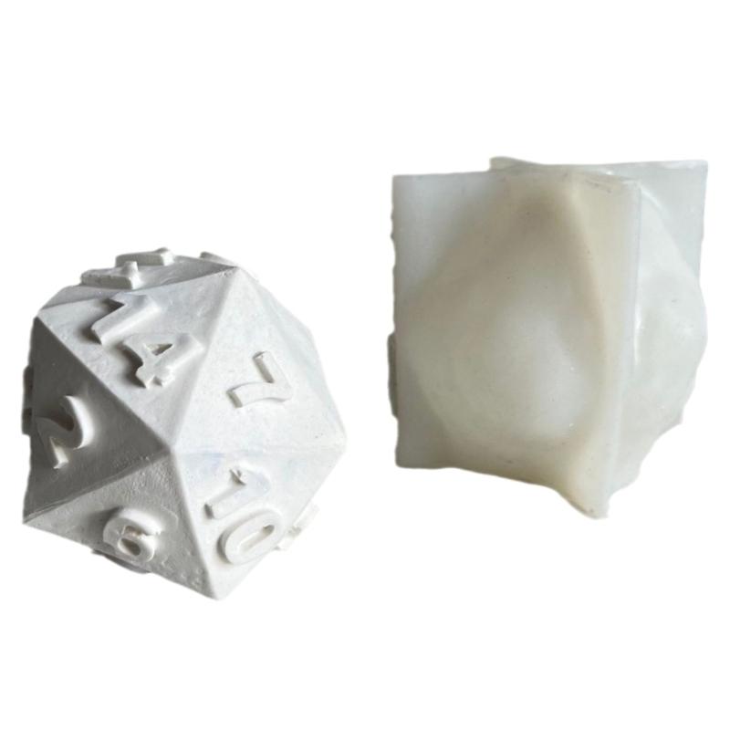 

Dices Candle Molds Polyhedral Dices Silicone Moulds Epoxys Resins Mould Handmade DIY Candle Castings Molds Decorations 1