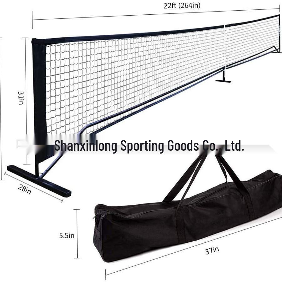 Heavy-Duty PVC Mesh Portable Pickleball and Tennis Practice Net