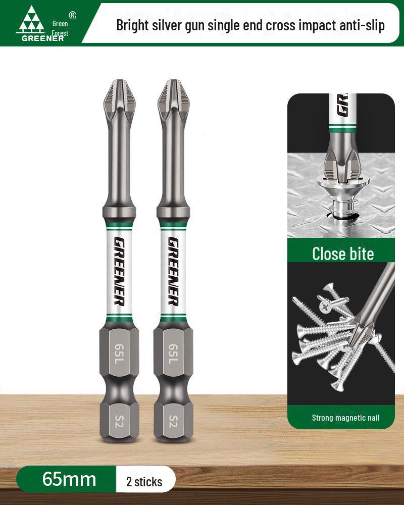 Green Forest Magnetic Non-slip Electric Screwdriver & Flashlight Drill Set