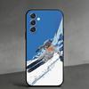 S-Skiing Snow Snowboard Ski Phone Case For Samsung Galaxy A91,80,73,72 ,71,53,52,32 ,31,22,21s,20,Soft Black Case
