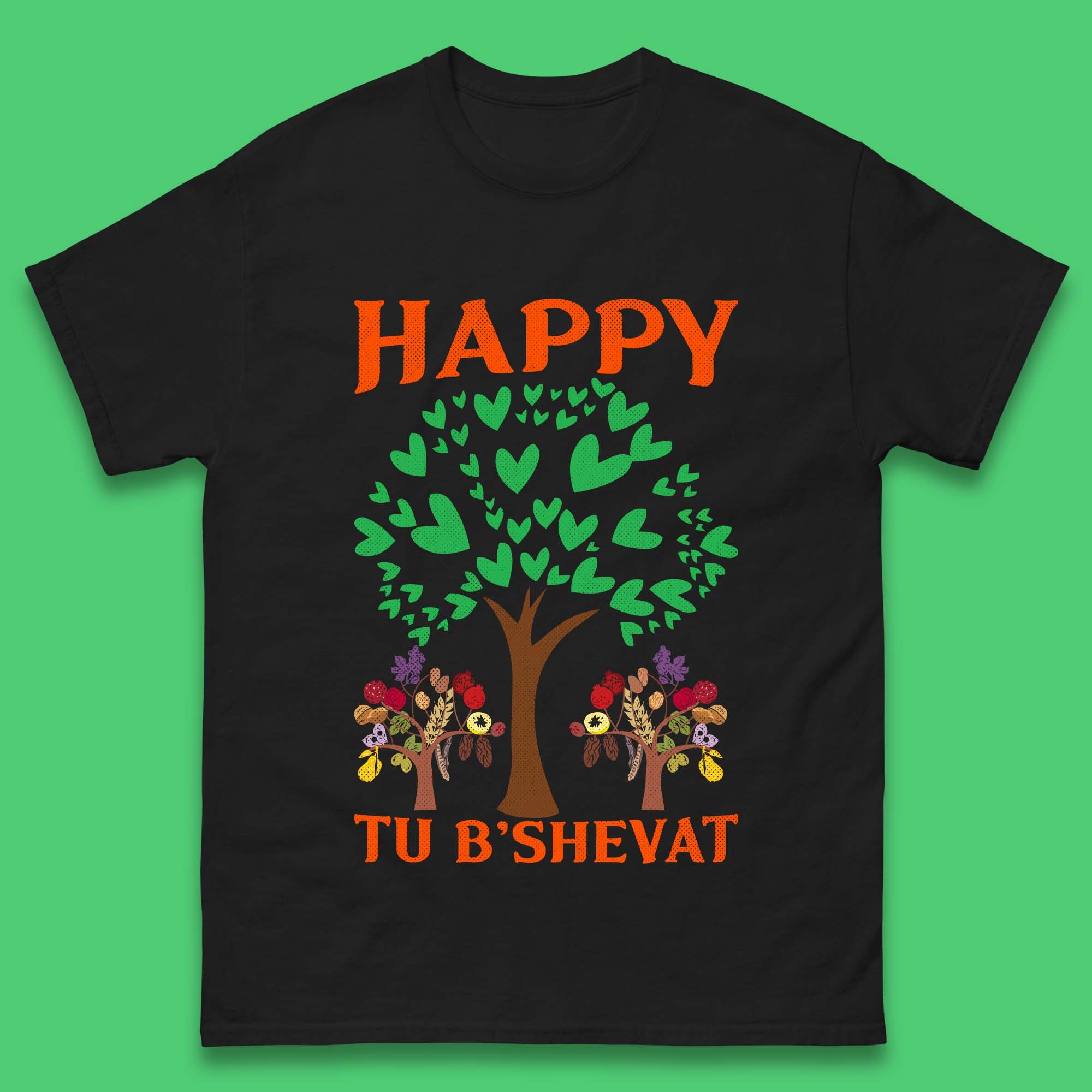 Happy Tu B Shevat Mens T-Shirt Womens Tops Tees S