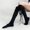 Punk Calf Tie Leg Cover socks Y2K Lolita Thin Stocking Fashion Cosplay Socks