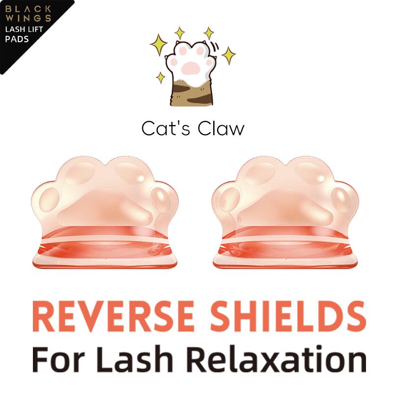 Lashlift pads blackwings 5 ​​barev nástroj na odstraňování řas keratinová forma na natáčení řas pro obnovu a změkčení řas