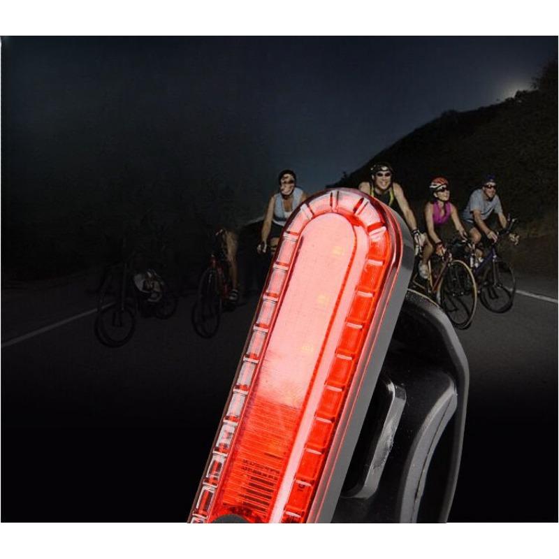 Nové zadné svetlá na bicykel Jazda v exteriéri USB nabíjanie COB Highlight Nočná jazda Bezpečnostné výstražné svetlo Jazdecké príslušenstvo.