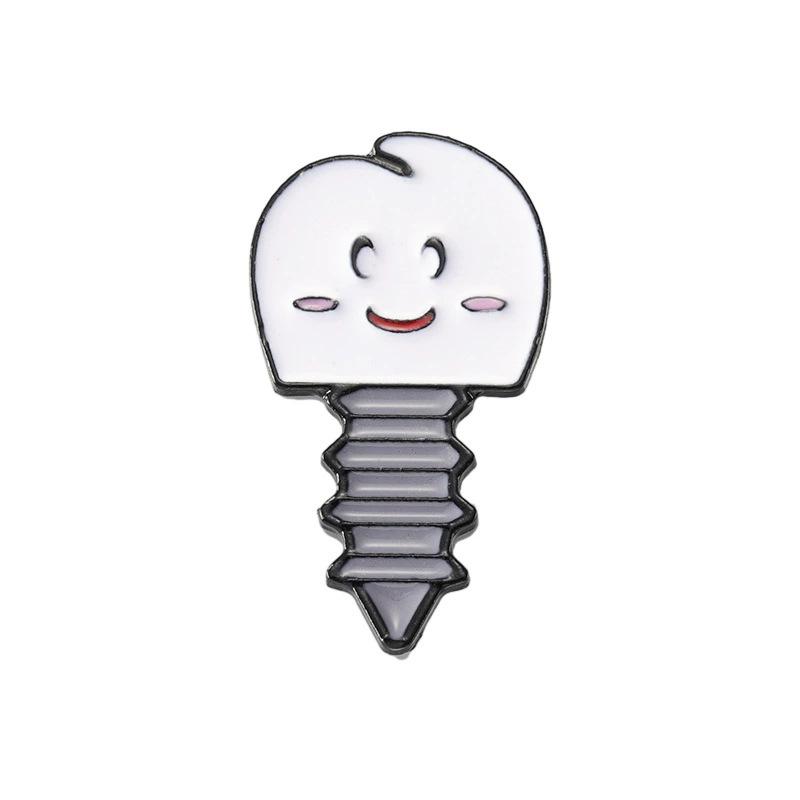 Versatile Cartoon Love Teeth Fun Badge: Quirky, Creative, and Exquisite Small Accessories for Clothing and Bags.