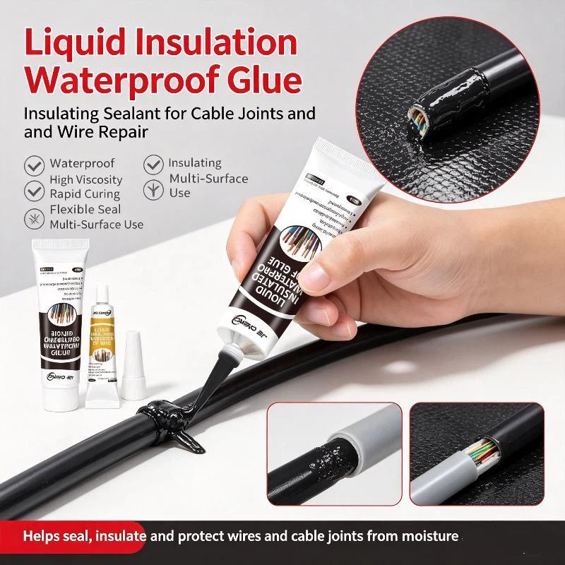 High Temperature Resistant Insulated Waterproof Glue Fast Curing 30/50ml for Bathroom Kitchen Leak Repair