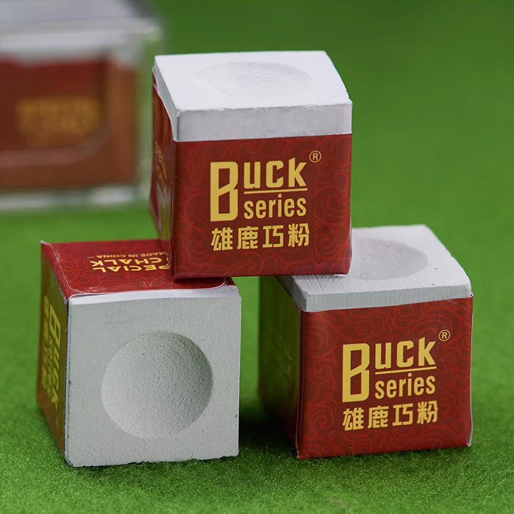 2PCS/Box Billiard Cue Tips Chalk Professional Snooker Dry Oil-Based Cue Tips Powder Billiards Supplies