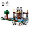Lego® minecraft® 21261 la forteresse du loup - jeu d’exploration sur le thème du squelette