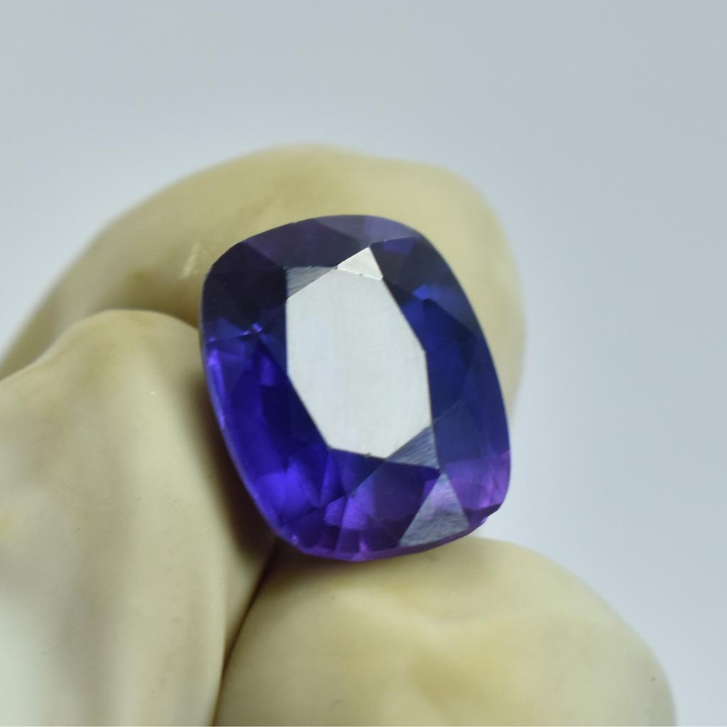 Natural Blue Sapphire Loose Gemstone Cushion Cut 8.45 ct September Birthstone for Gem Collections