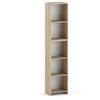 Office Bookcase Sonoma Oak 40 CM 5 Shelves Standing Column for Living Room