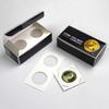 50PCS Coin Holders Stamp Holder Storage Box Storage Case Storage Holders Square Cardboard Box Household Supplies 17.5-40mm
