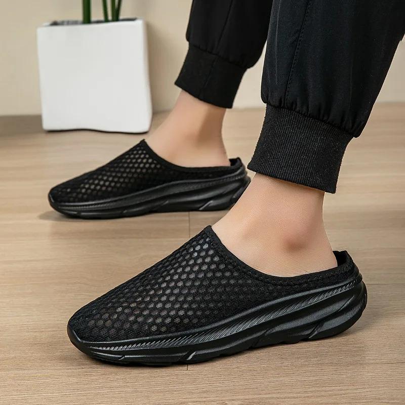 MAEDEF Shoes for Women Men's Half Slippers Breathable Lightweight Comfortable Outdoor Slides Shoes Summer Man Sandals Women Shoe