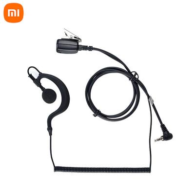 Xiaomi Beebest Walkie Talkie Auricolare H1 3MM Auricolare singolo Auricolare con gancio per l'orecchio con cavo a spirale per Mijia Walkie Talkie
