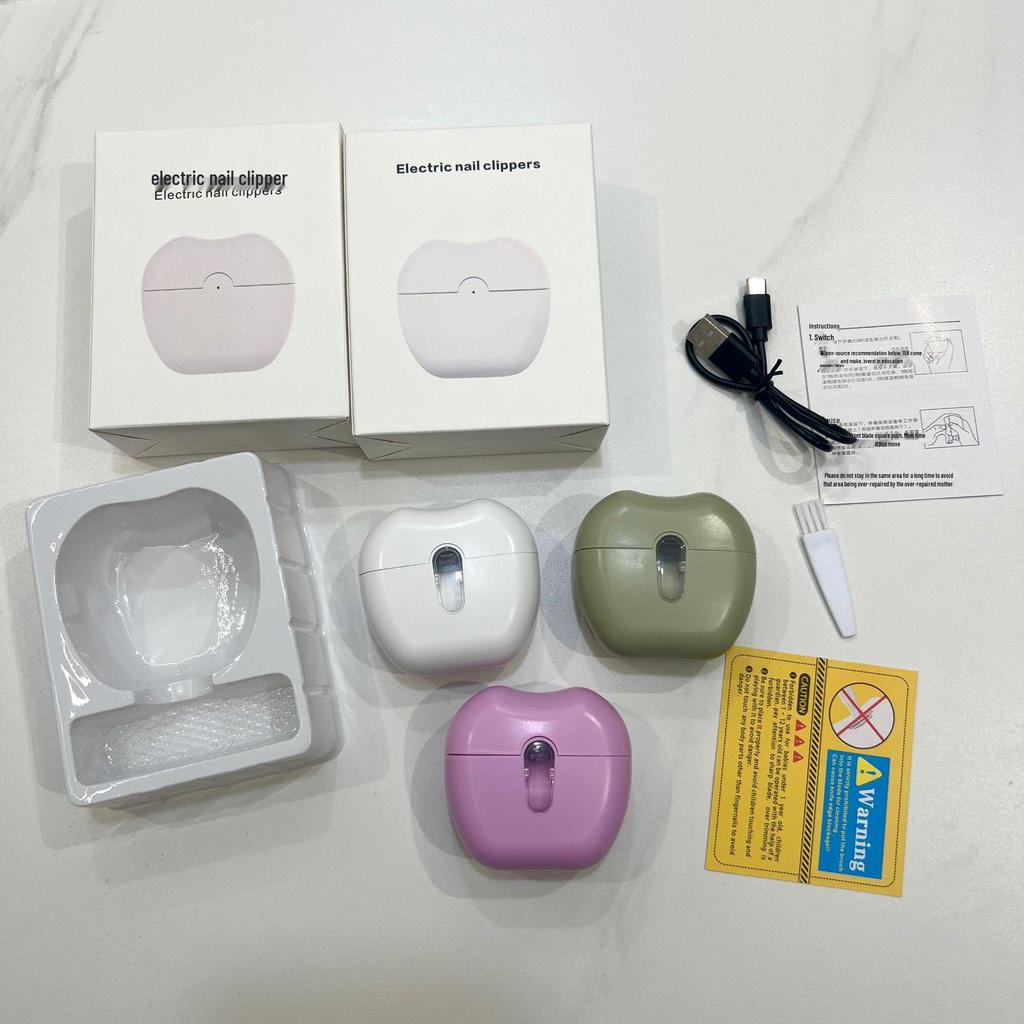 USB-wiederaufladbarer automatischer Nagelknipser für Babys & Ältere - Kompaktes elektrisches Trimmer & Schleifgerät