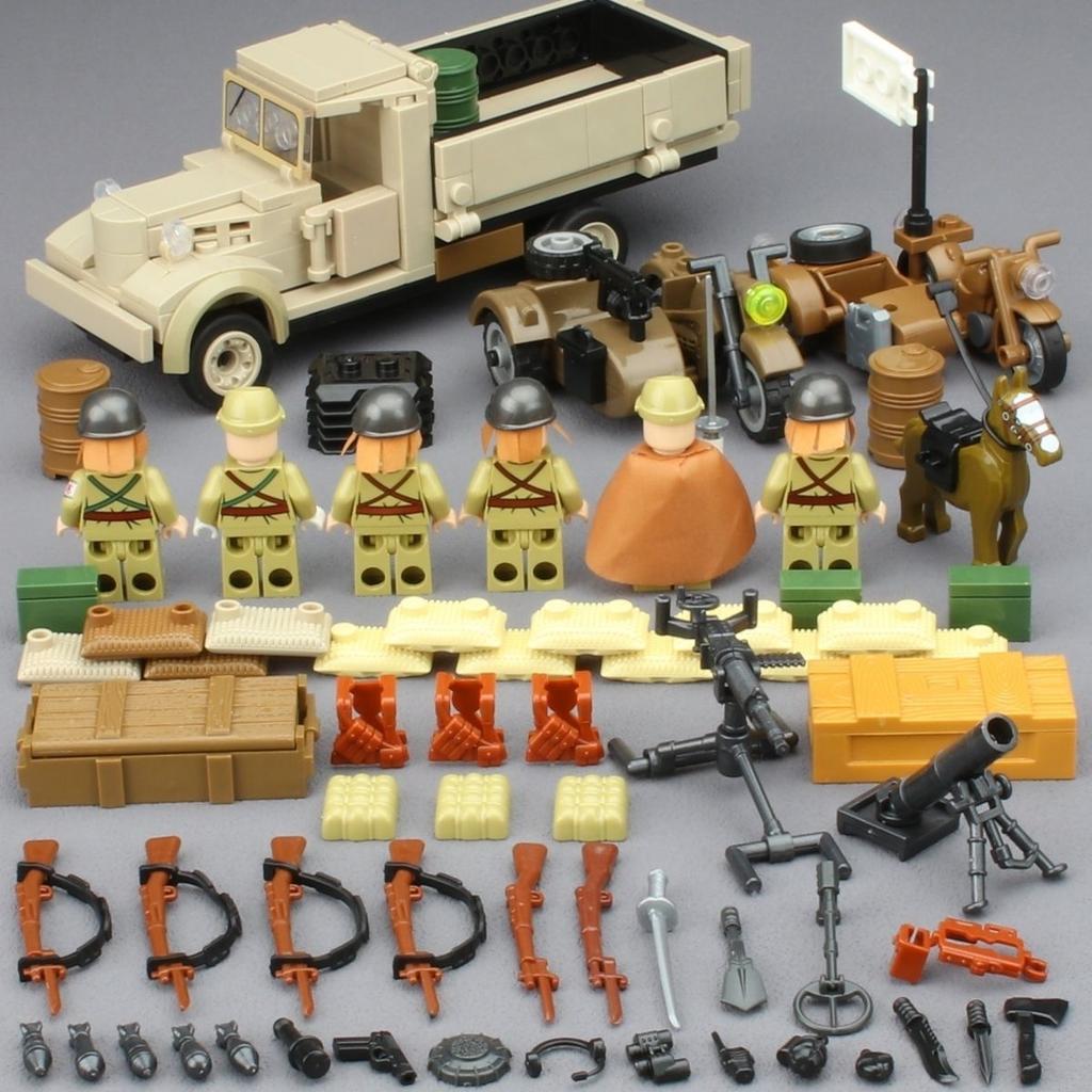 Żołnierz II Wojny Światowej Armia Japońska 89 92 Gąsienicowy Czołg Bojowy Model Broni Wojskowej Ciężki Pojazd Pancerny Typu Klocki Budowlane Cegły Zabawka