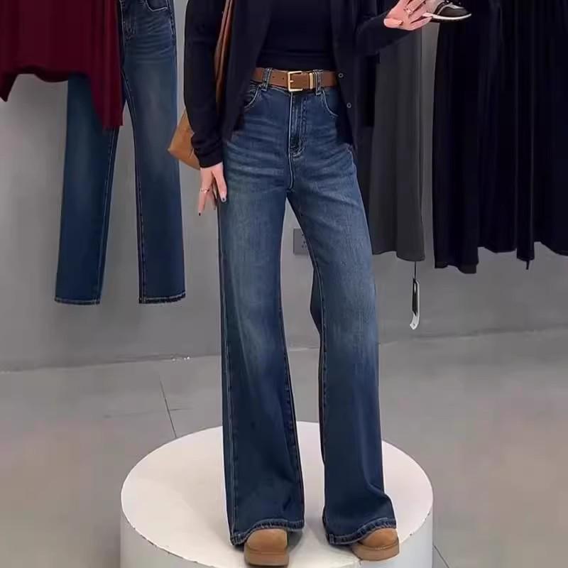 Women's Plus Size High Waist Stretch Flare Jeans 2024 - Slimming & Leg Lengthening