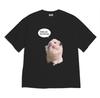 Funny Hamster Meme Graphic TShirt for Unisex Women Casual Short Sleeve Sarcastic Tee Shirt Harajuku Oversized T Shirt