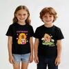 2026 Cartoon Capybara Baumwoll-T-Shirt für Kinder - Europäischer & Amerikanischer Stil, Kurzarm