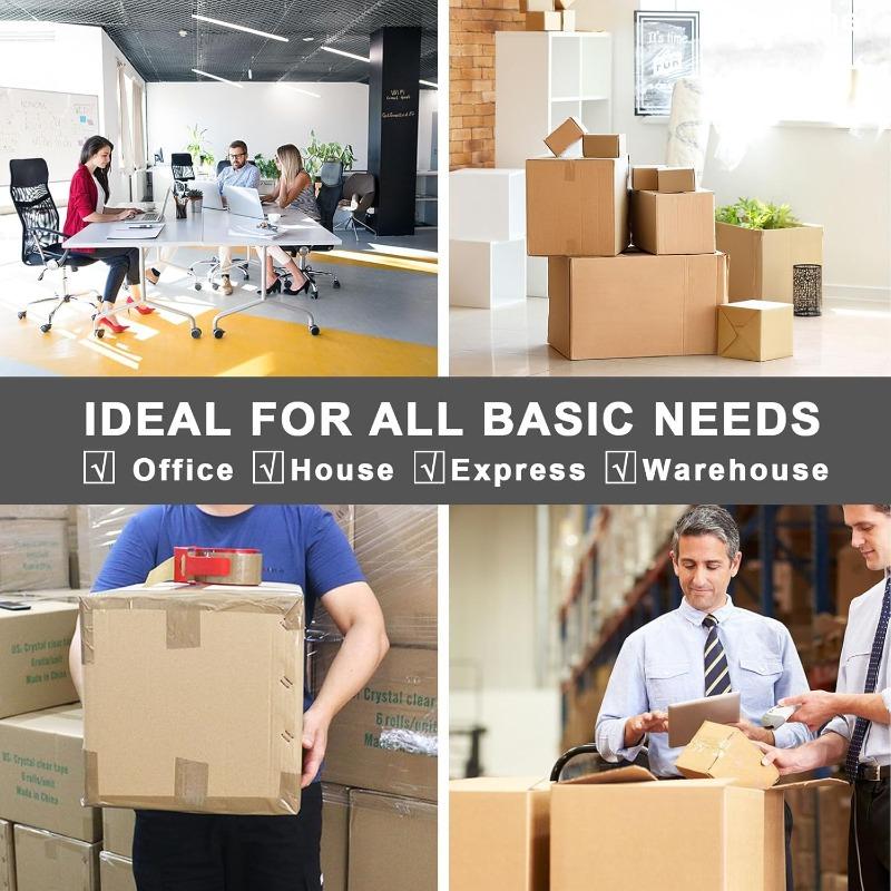 Brown Sealing Packing Tape, 4.8 Cm Wide and 69.49 Meter Long, Heavy-duty Packaging Tape for Dispensers, Packaging Tape