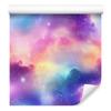 Watercolor Galaxy Wallpaper, Purple and Blue, Lavender Background, 50x1000