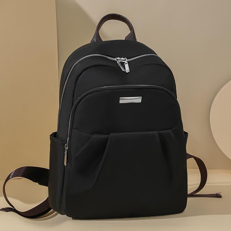 Ice Charm Backpack Women's Style New Women's Leisure Travel Backpack Lightweight Nylon Simple Versatile Bag