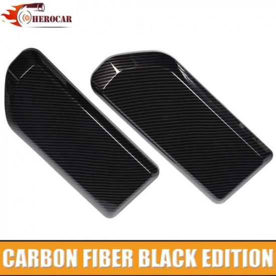 Carbon Fiber Front Bumper Guards Pads End Caps Cover for + Ford F-150 Raptor