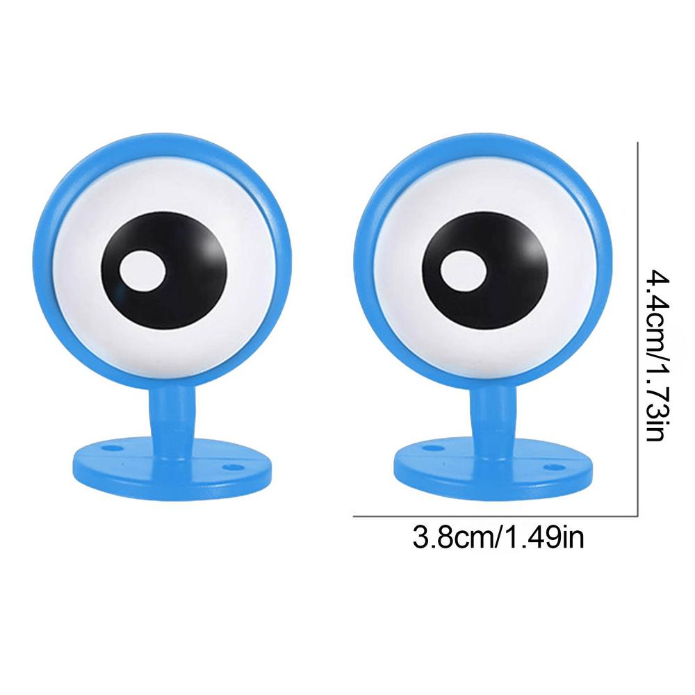 Funny Motorcycle Helmets Cute Decor Cartoon Cute Eyes Decoration For Electric Car Scooter Motorcycle Acsessories