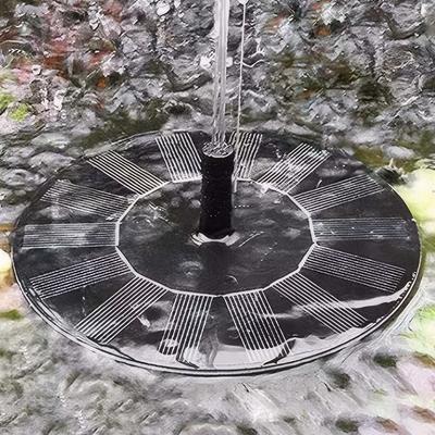 1.2W Solar Fountain No Battery Solar Fountain Pump Solar Powered Water Fountain for Bird Bath Ponds Garden Fish Tank and Outdoor