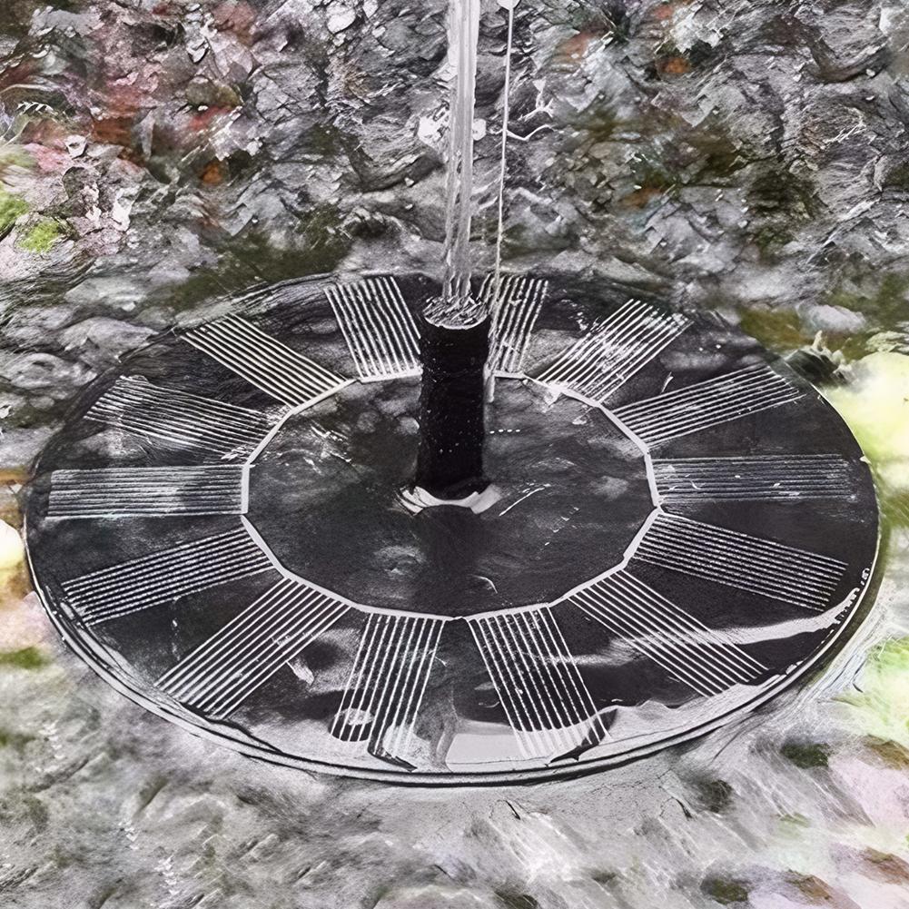 1.2W Solar Bird Bath Fountain Pump No Battery Solar Powered Water Fountain Pump for Bird Bath Ponds Garden Fish Tank and Outdoor