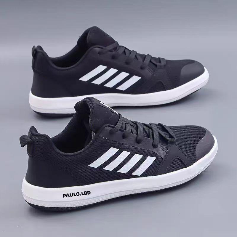 

Мужские дышащие низкие спортивные кроссовки - Универсальные кроссовки для бега и повседневной носки в корейском стиле 41 чёрный