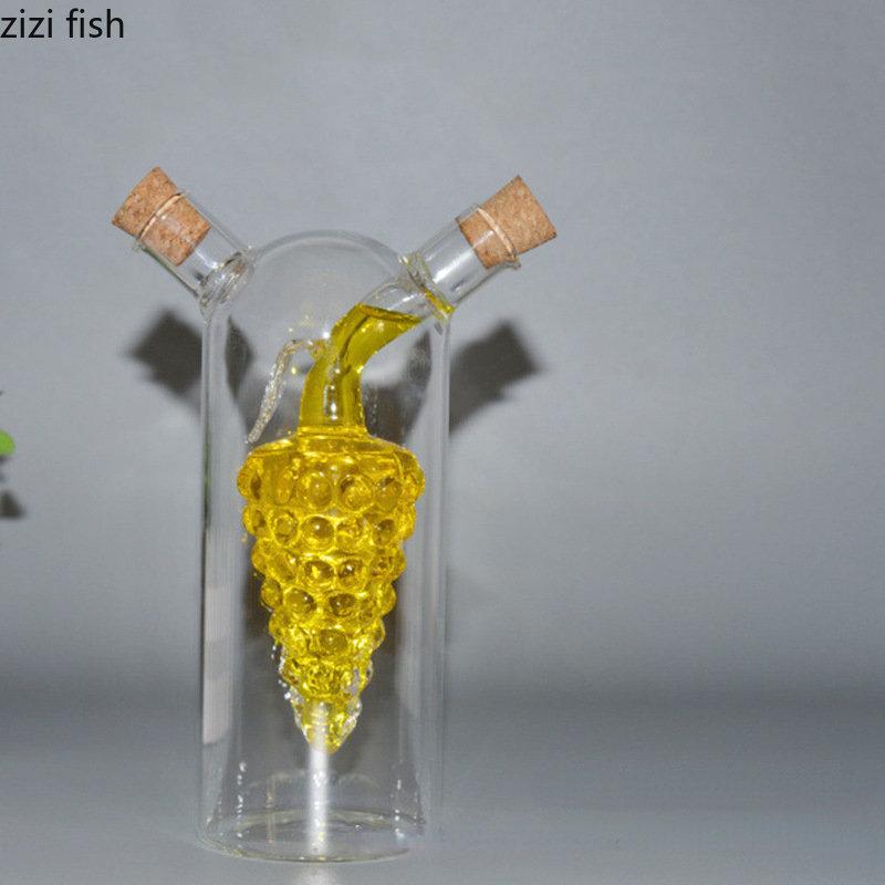 

Двойная стеклянная бутылка для приправ Lecythus Бутылки для приправ Масленка Горшок для соевого соуса Горшок для уксуса Кухонные принадлежности Кухонные инструменты для специй