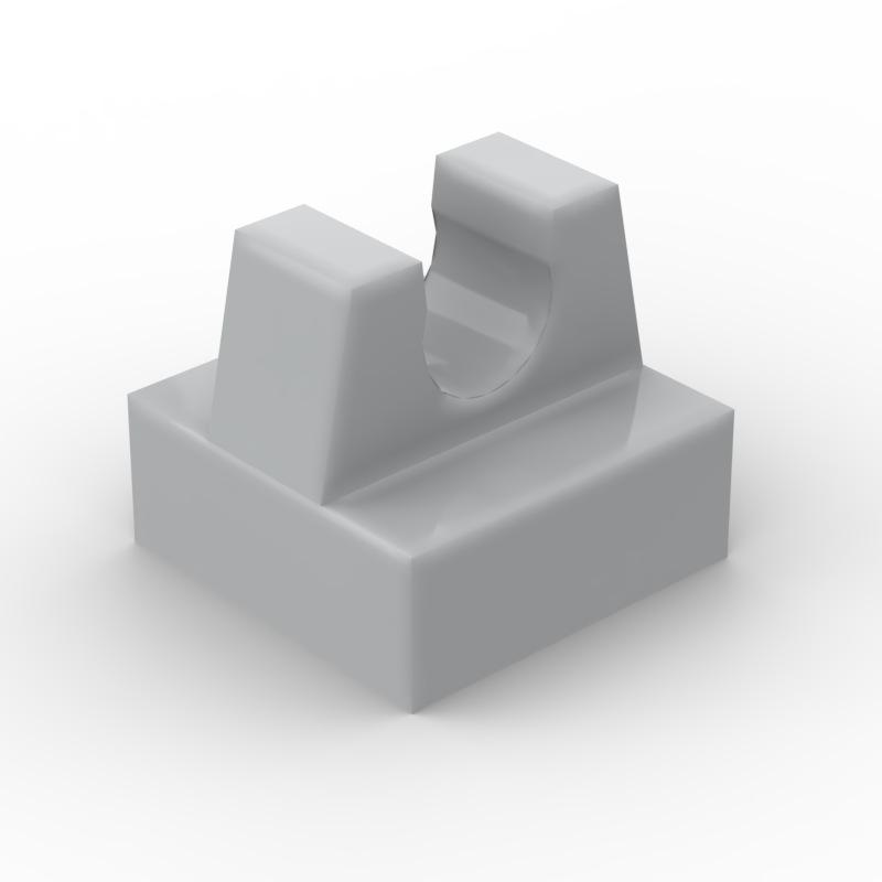 20pcs MOC Parts 15712 44842 Tile Modified 1 x 1 with Open O Clip Compatible Bricks DIY Assmble Building Blocks Particle Kid Toy