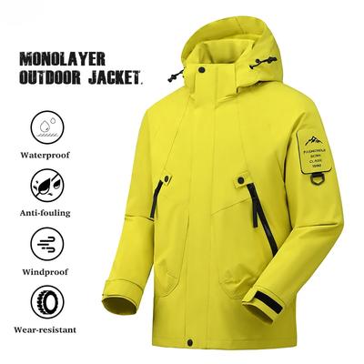 Cozy Up vīriešu Softshell jaka ar kapuci, ūdensnecaurlaidīga vējjaka viegla lietus jaka pārgājieniem brīvā dabā