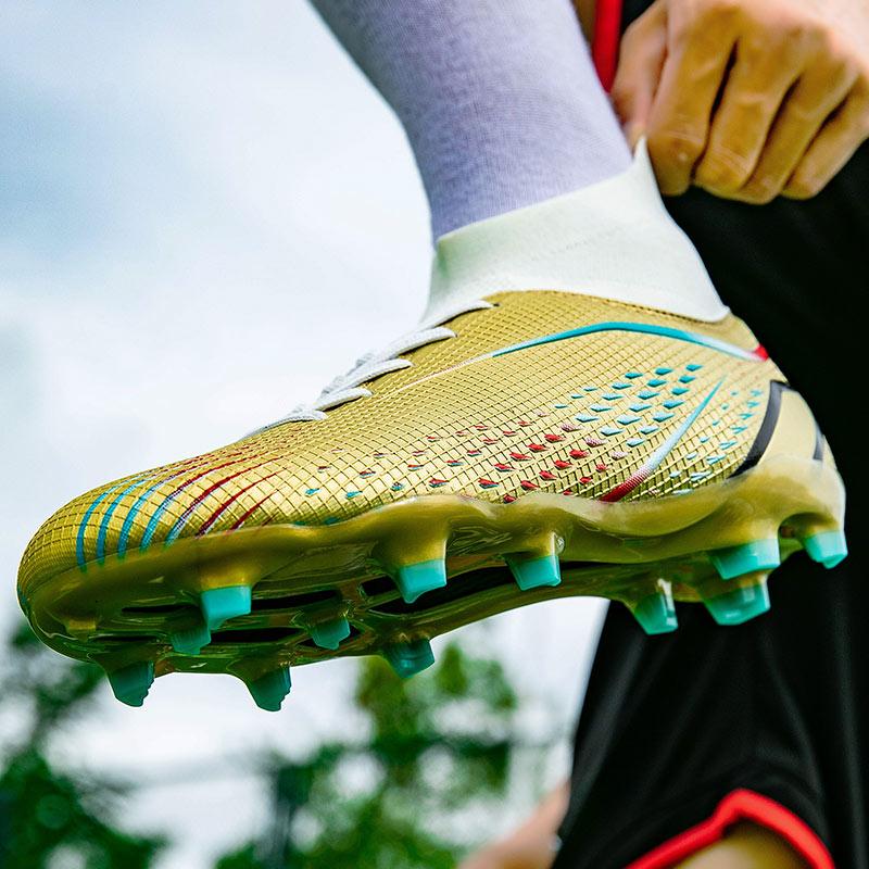 Football Shoes   Unisex Football Boots High Elastic Socks, Training Artificial Captain Outdoor Sports Training Football Shoes
