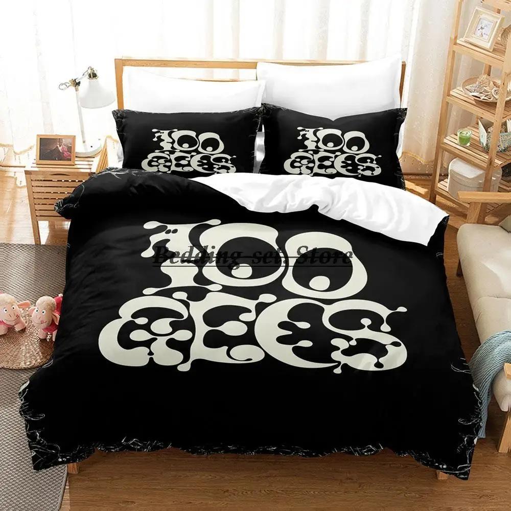 100 Gecs Bettwäscheset Einzelbett Twin Full Queen King Size Bettset Aldult Kind Schlafzimmer Bettbezugsets 3D-Druck Anime Bettlaken-Set